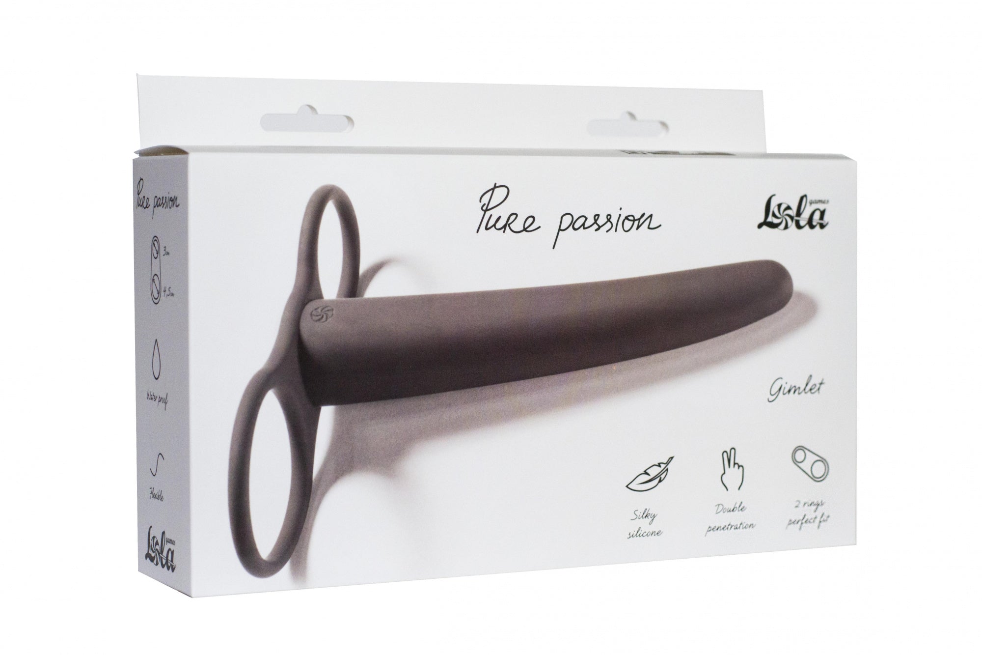 Lola Games - Gimlet Double Penetration Dildo - Black