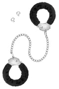 Fetish Temptation - Ankle Cuffs with Plush - Black