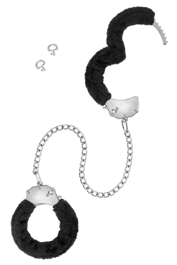 Fetish Temptation - Ankle Cuffs with Plush - Black