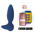 Adrien Lastic - Anal Vibrator + Little Rocket II App - Blue