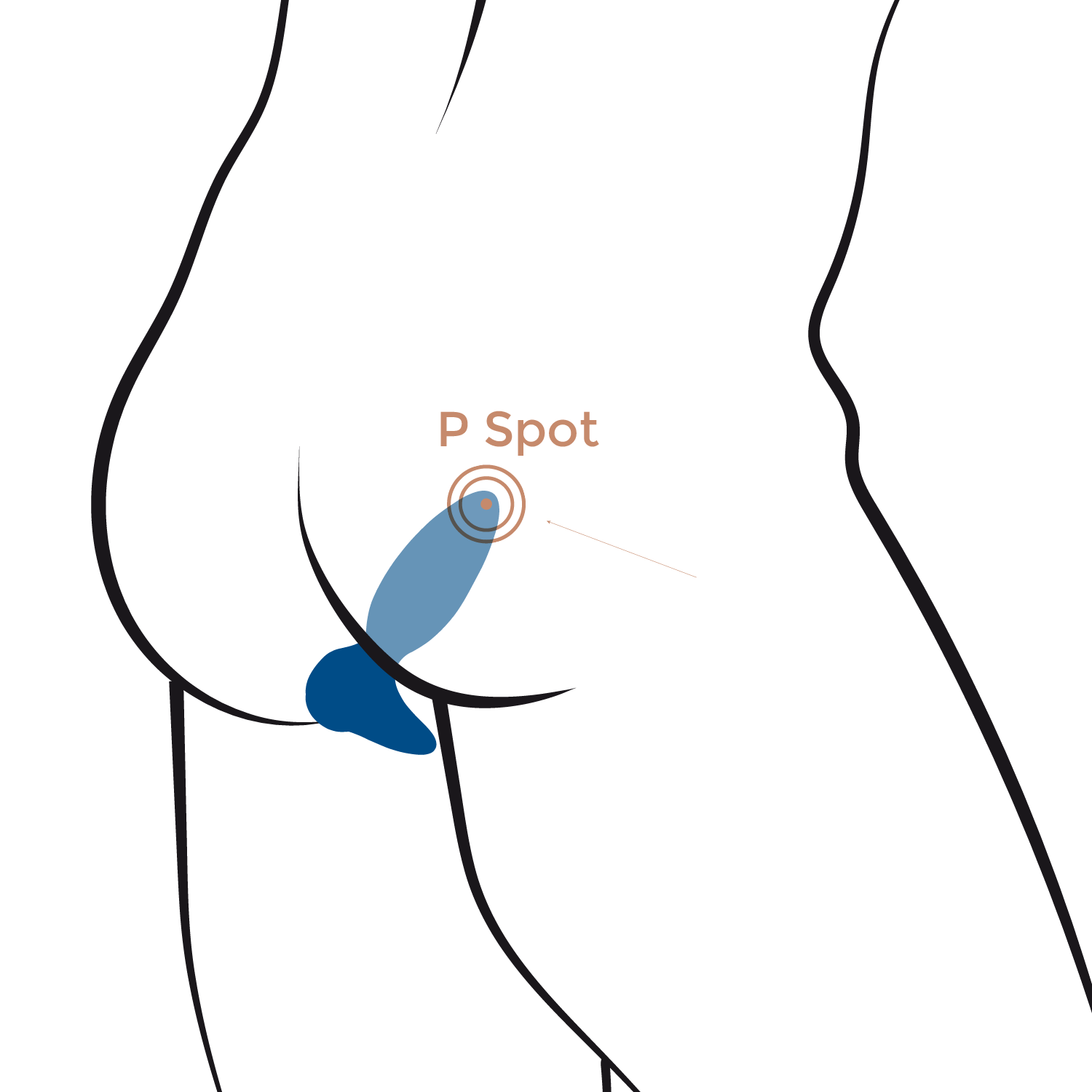Adrien Lastic - Anal Vibrator + Little Rocket II App - Blue