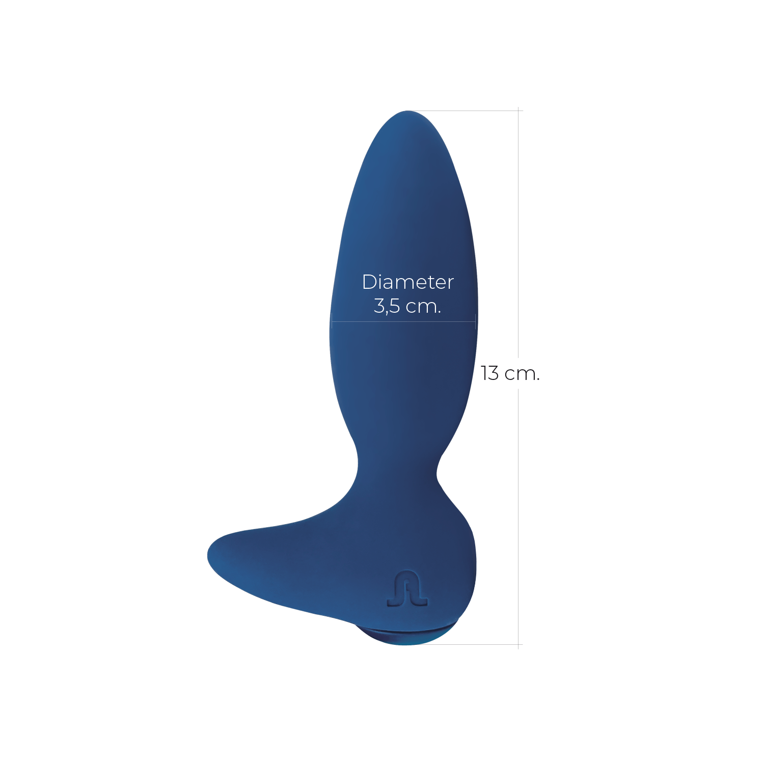 Adrien Lastic - Anal Vibrator + Little Rocket II App - Blue