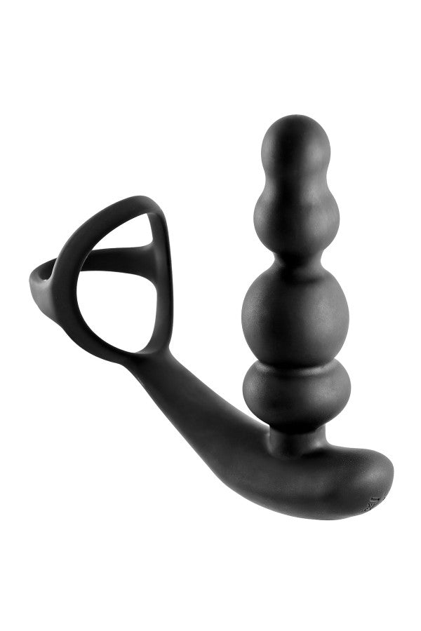 Blue Junker - Rotating Prostate Stimulator with Double Cockring