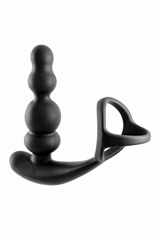 Blue Junker - Rotating Prostate Stimulator with Double Cockring