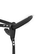 Fetish Temptation - Vibrating Strap-On Harness 15.5 cm - Black