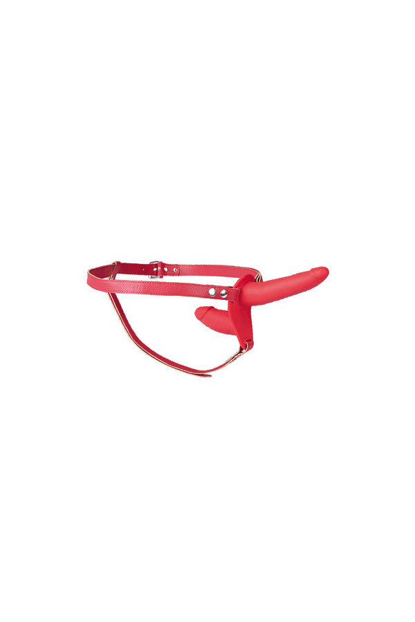 Fetish Temptation - Strap-On Harness 15.5 cm - Red
