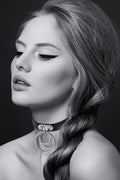 Bijoux Pour Toi - Double Ring Collar - Black