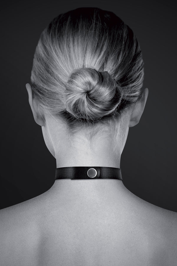 Bijoux Pour Toi - Double Ring Collar - Black