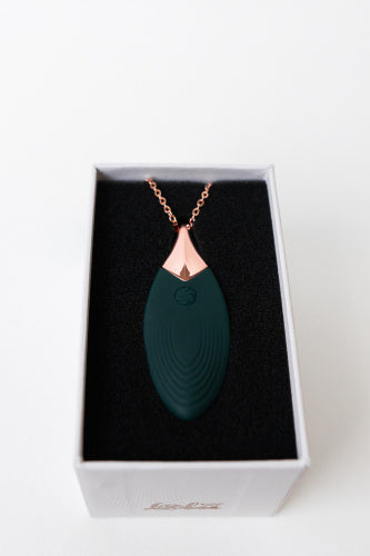 Lola Games - Leaf Necklace Vibrator - Green