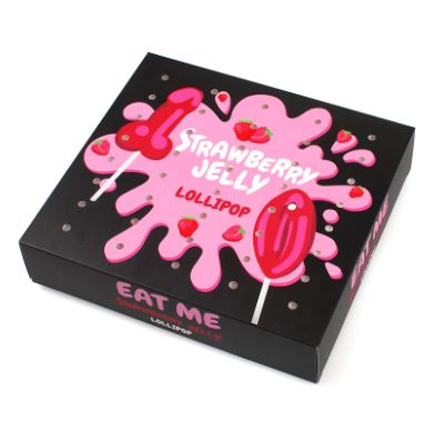 Secret Play - Vulva Lollipop Display - Strawberry