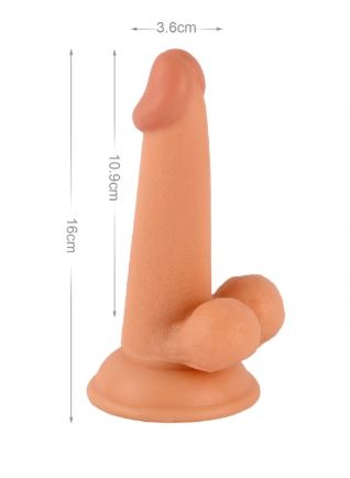 VSC Novelty - Mr. Rude Realistic Dildo - Flesh Colored - 6.3"