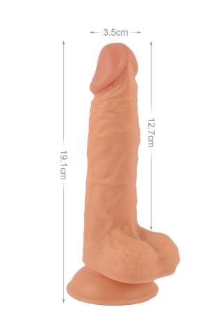 VSC Novelty - Mr. Rude Realistic Dildo - Flesh Colored - 7.5"