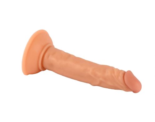 VSC Novelty - Mr. Rude Realistic Dildo - Flesh Tone - 7.9"