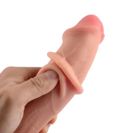 VSC Novelty - Double Layer Realistic Sliding Skin Dildo - 11"