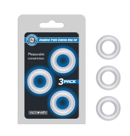 VSC Novelty - Happy Rings Set - Transparent
