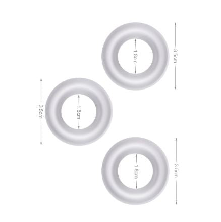 VSC Novelty - Happy Rings Set - Transparent