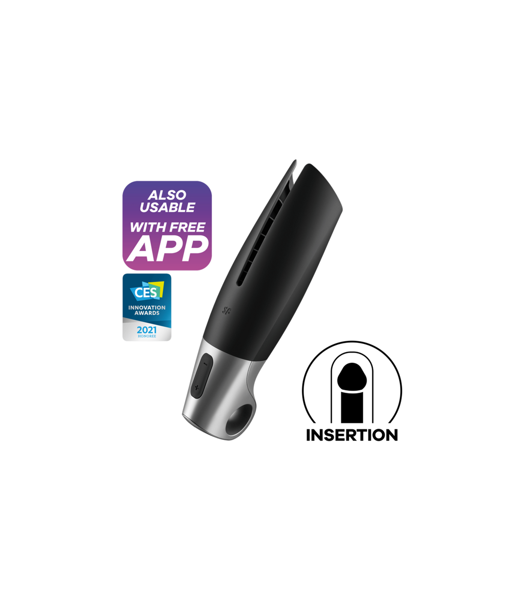 Satisfyer - Power Masturbator - App Controlled - Black