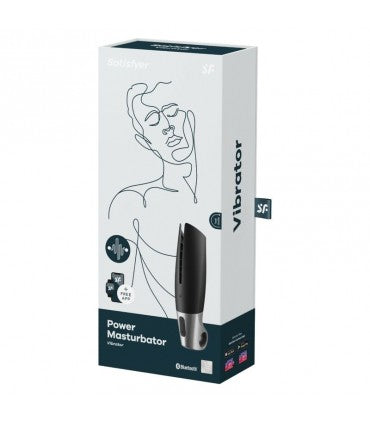 Satisfyer - Power Masturbator - App Controlled - Black