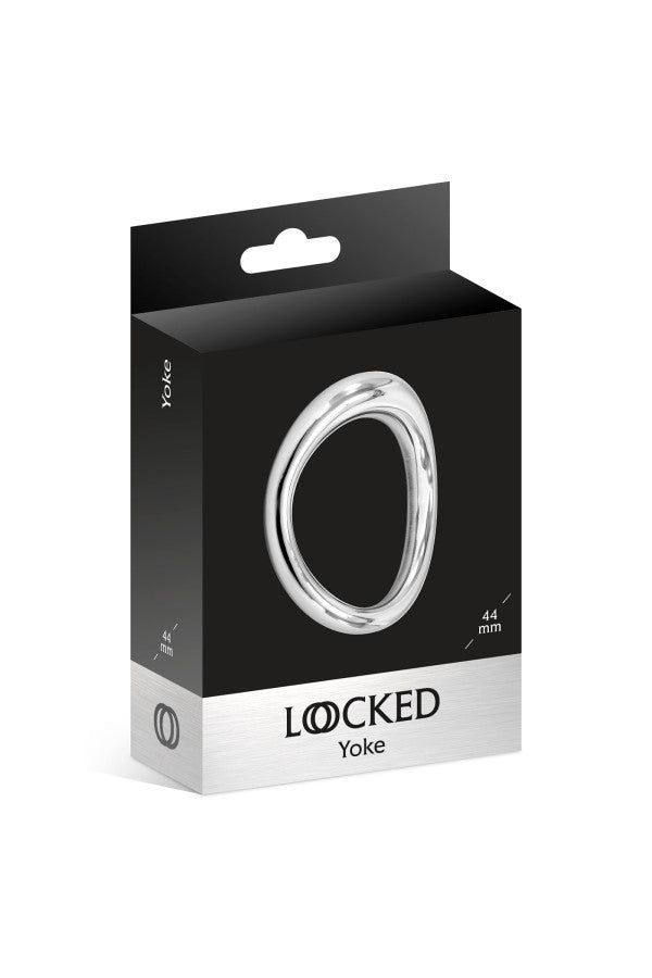 Locked - Ergonomic Metal Cockring 4.40 cm - Yoke
