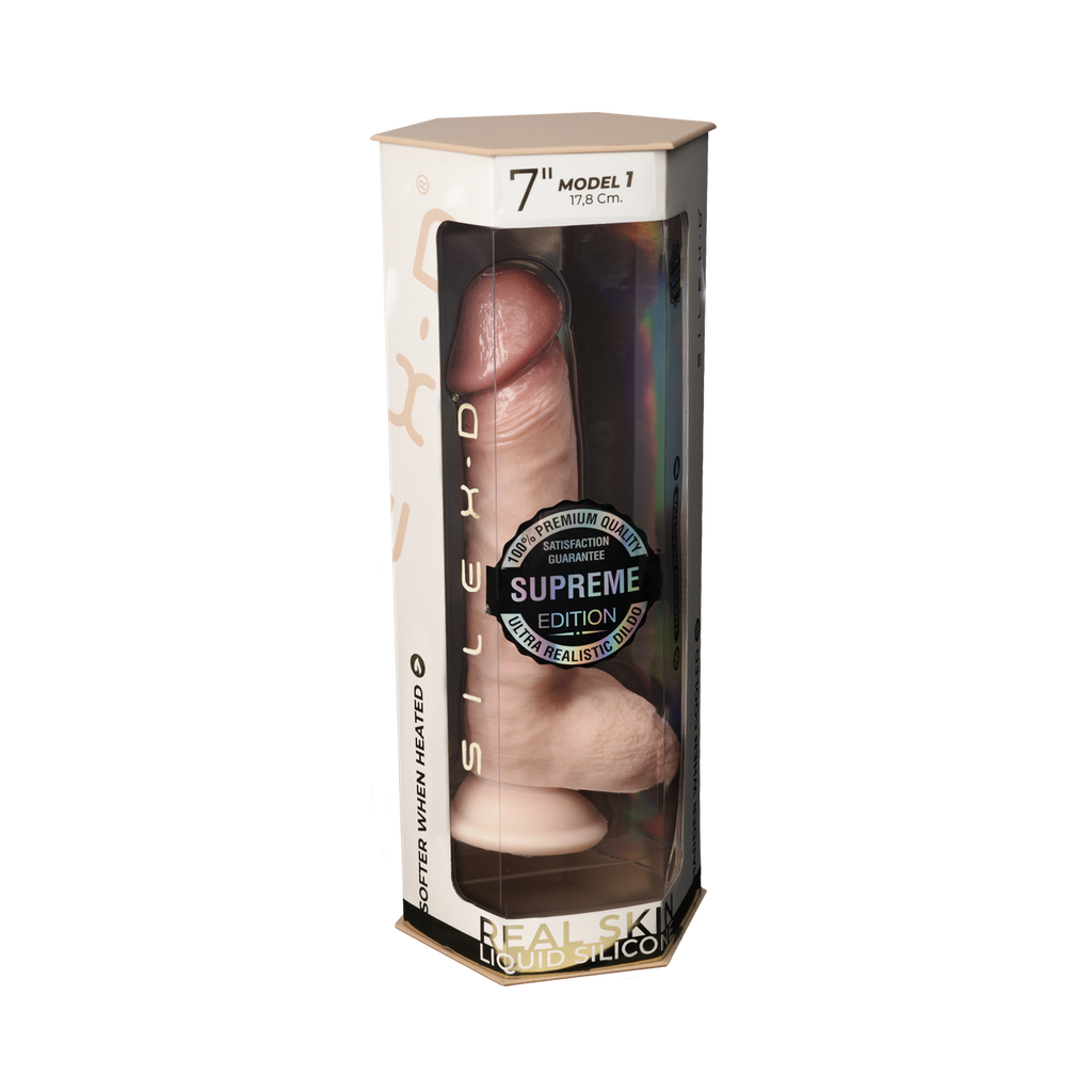 Silexd - Premium Dildo Real Skin Model 1 - 7"
