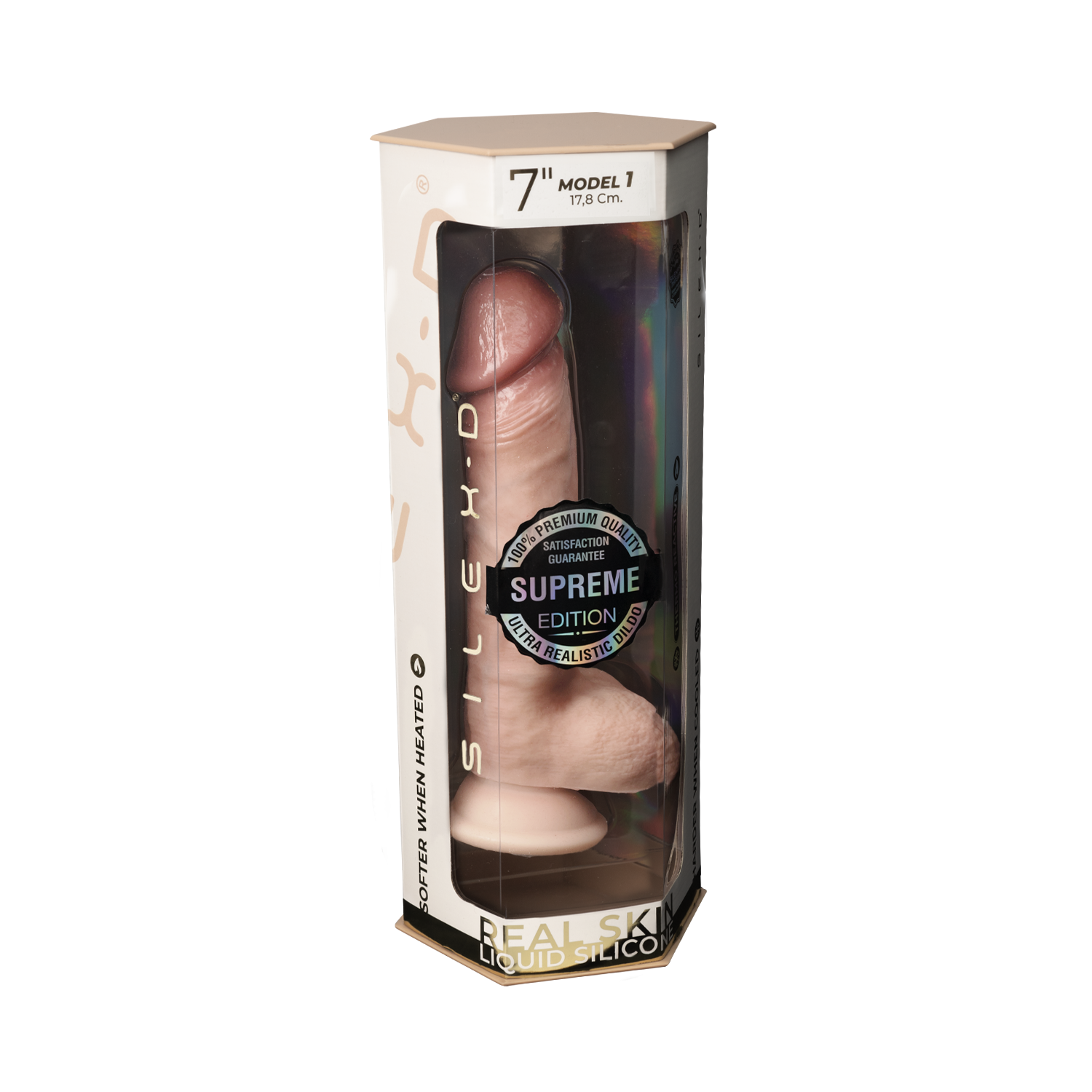 Silexd - Premium Dildo Real Skin Model 1 - 7"