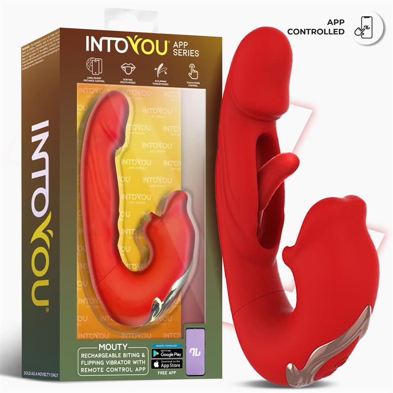 Into You - Mouty Vibe - Flipping and Biting Vibrator + APP