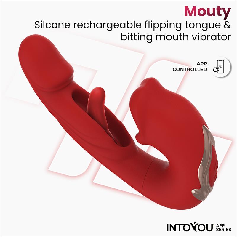 Into You - Mouty Vibe - Flipping and Biting Vibrator + APP