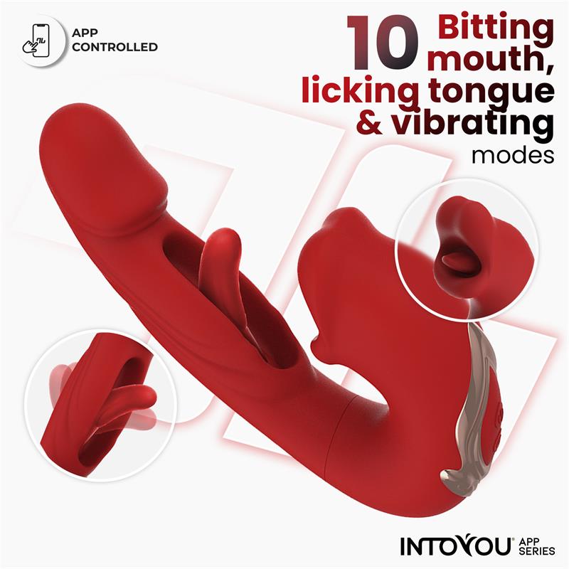 Into You - Mouty Vibe - Flipping and Biting Vibrator + APP