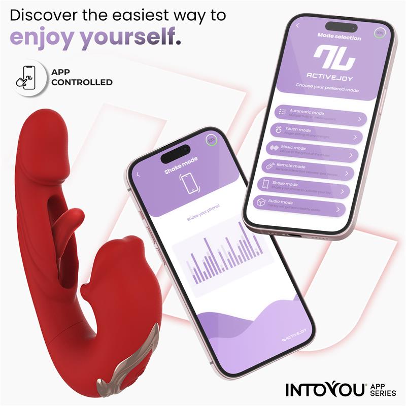 Into You - Mouty Vibe - Flipping and Biting Vibrator + APP