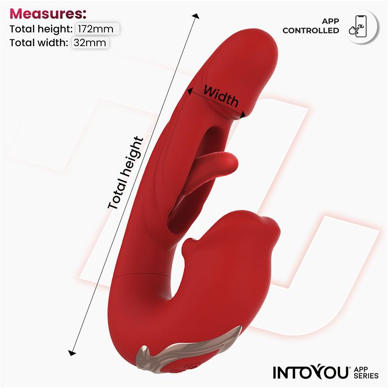 Into You - Mouty Vibe - Flipping and Biting Vibrator + APP