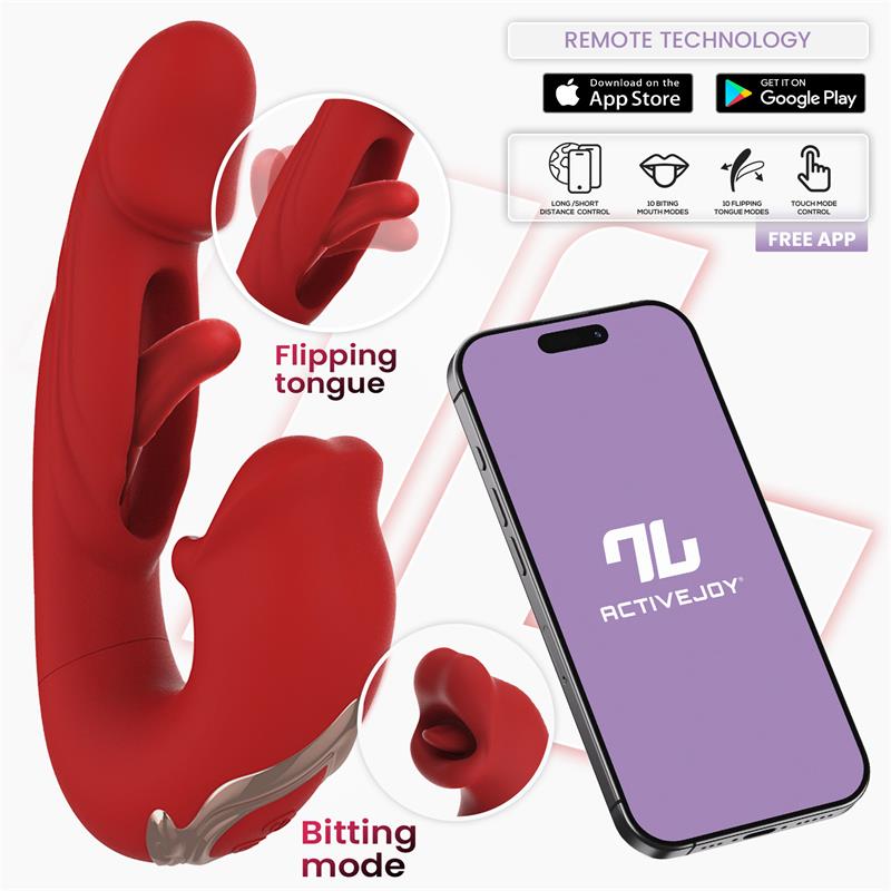 Into You - Mouty Vibe - Flipping and Biting Vibrator + APP