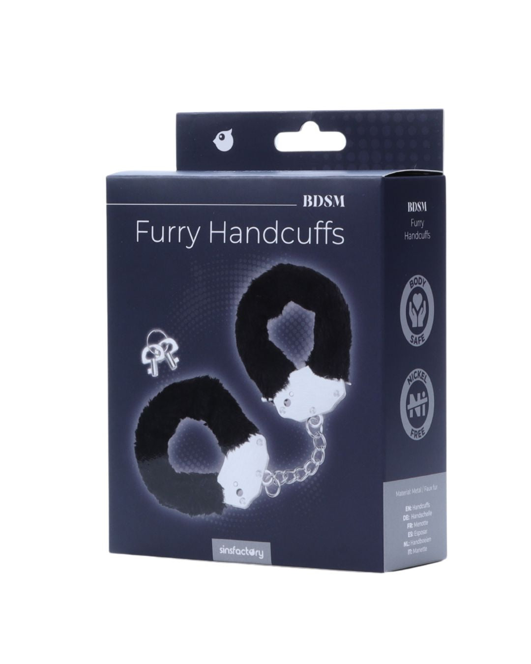 SinsFactory - Furry Fun Cuffs - Black