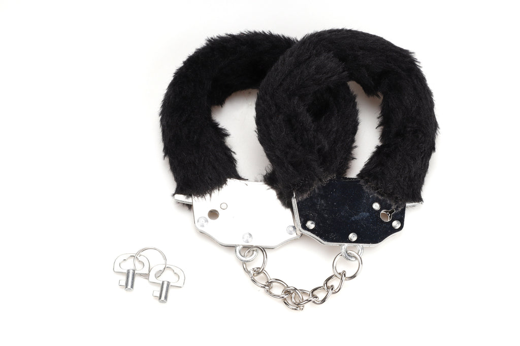 SinsFactory - Furry Fun Cuffs - Black