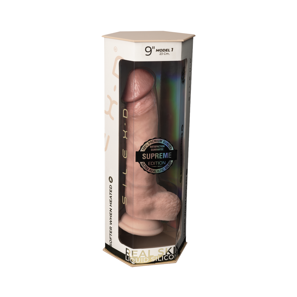 Silexd - Premium Dildo Real Skin Model 1 - 9"