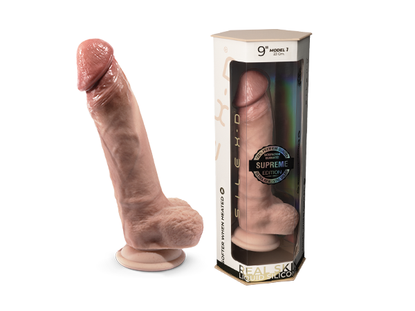 Silexd - Premium Dildo Real Skin Model 1 - 9"