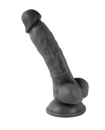 VSC Novelty - Mr. Rude Realistic Dildo - Black - 7.5"