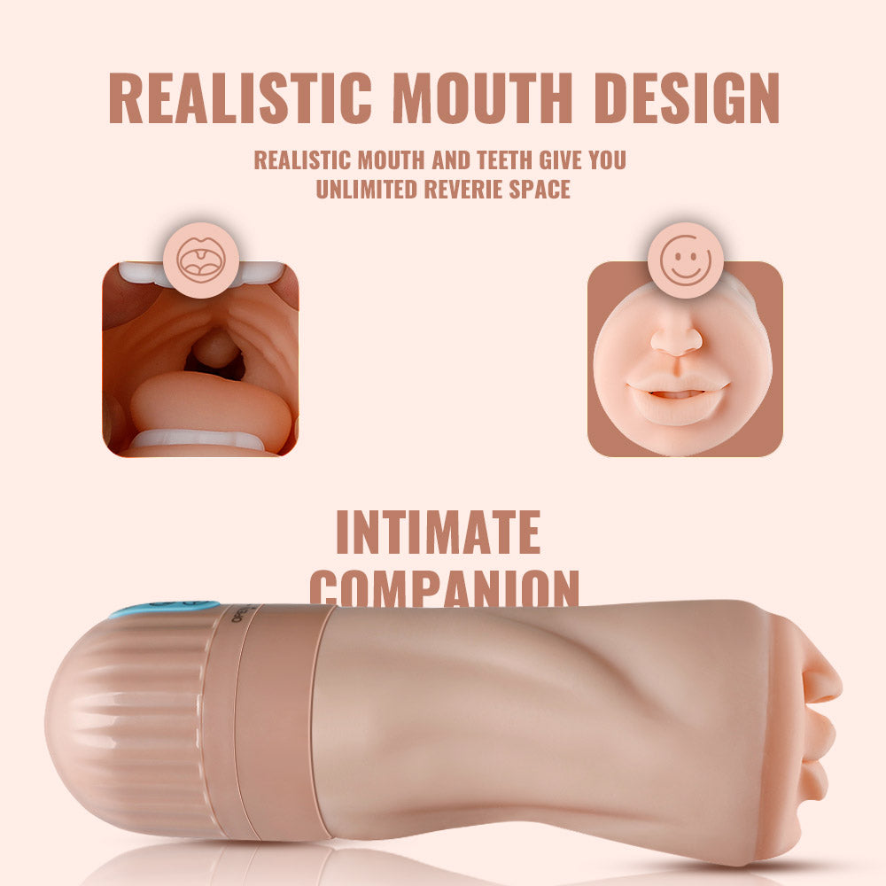 Xise - Suctroker V2 I - Realistic Mouth Masturbator with Suction and Vibration Function