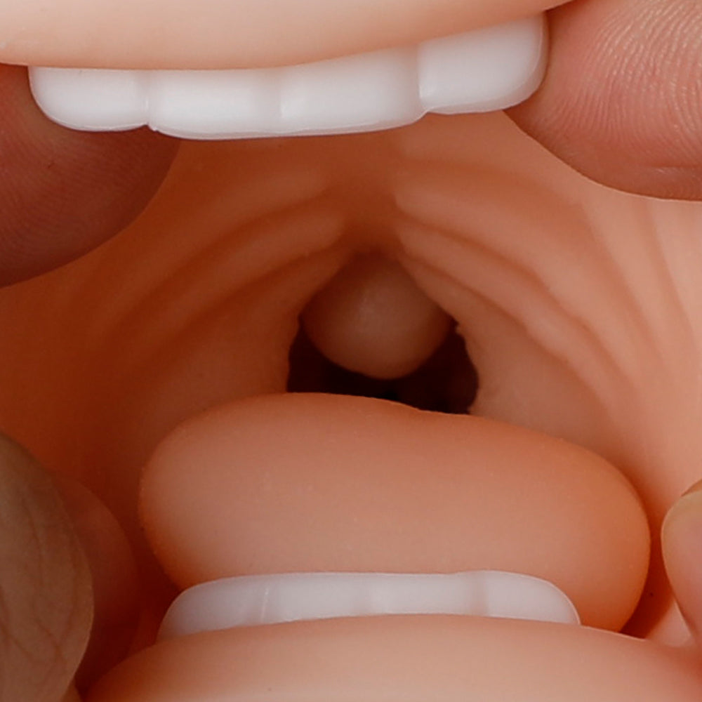 Xise - Suctroker V2 I - Realistic Mouth Masturbator with Suction and Vibration Function