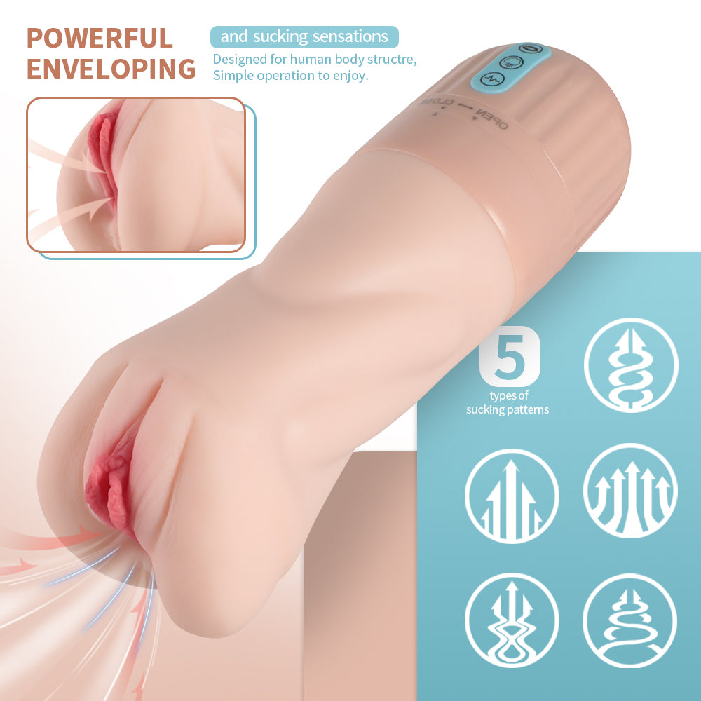 Xise - Suctroker V2 VI - Vagina Masturbator with Suction and Vibration Function