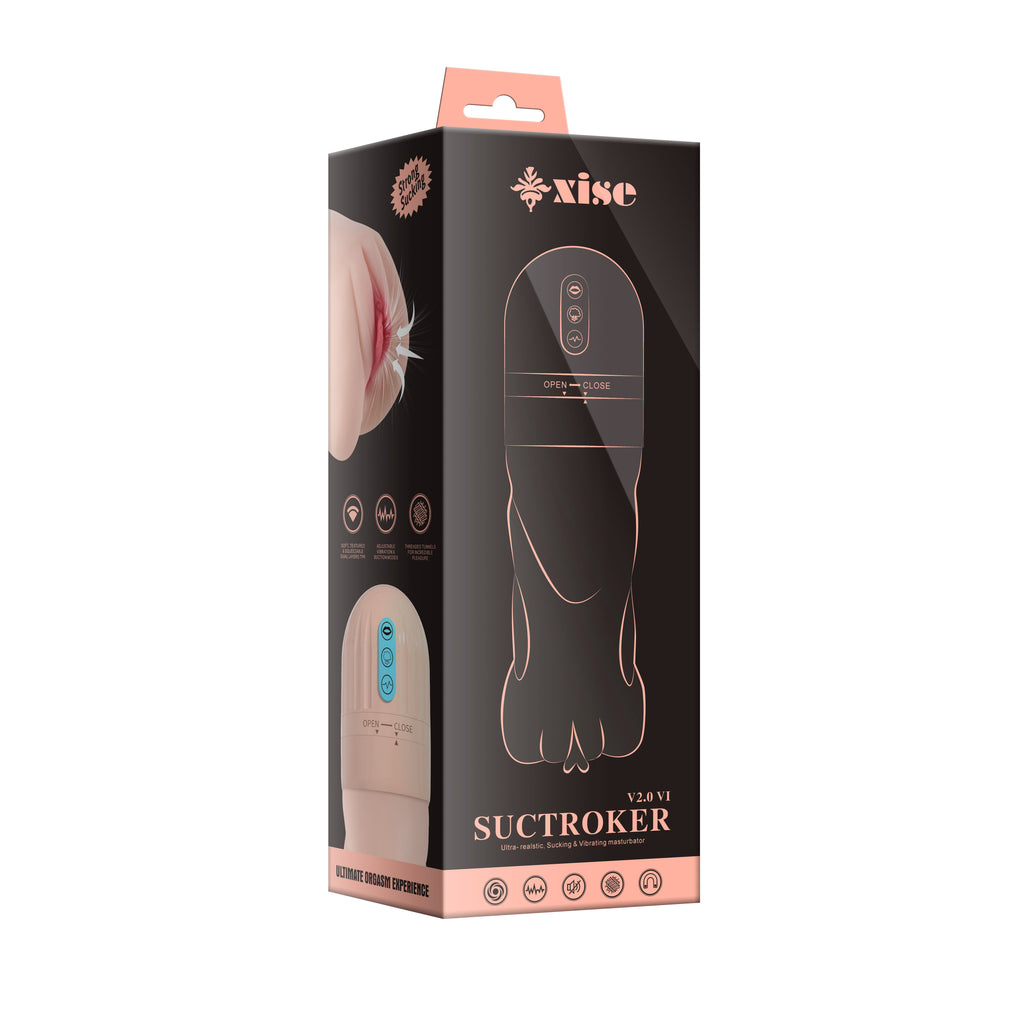 Xise - Suctroker V2 VI - Vagina Masturbator with Suction and Vibration Function