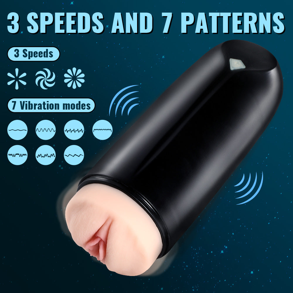 Xise - Vagina Masturbator with Suction and Vibrating Function