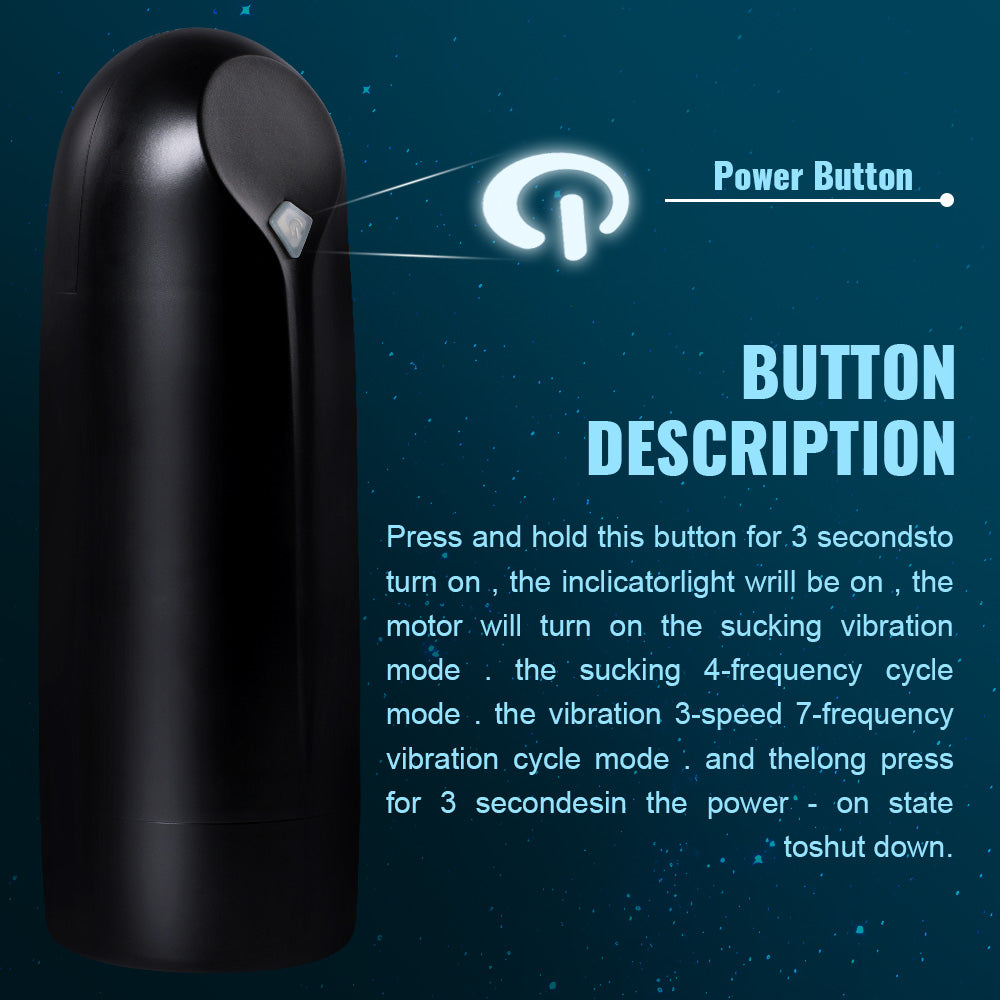 Xise - Vagina Masturbator with Suction and Vibrating Function