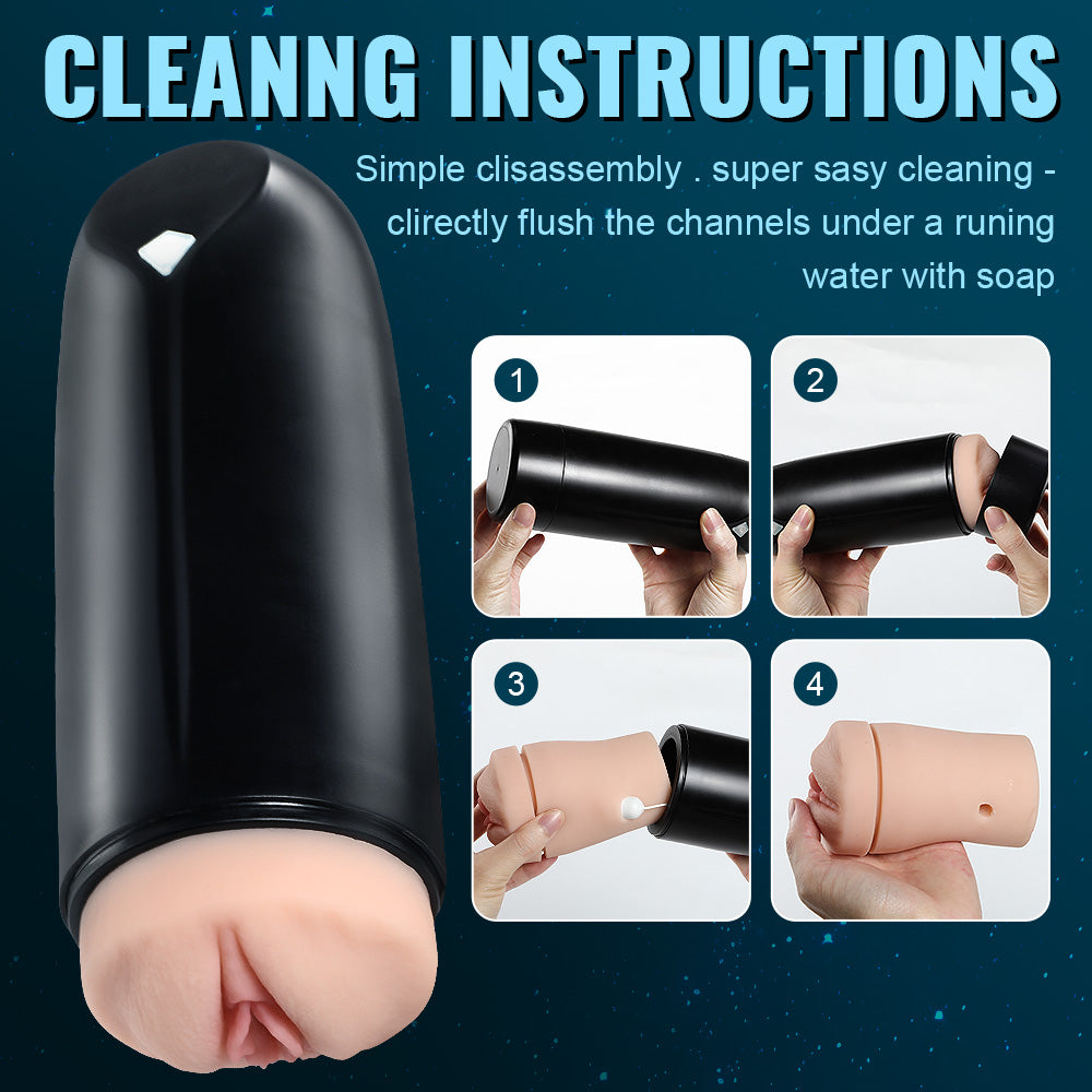Xise - Vagina Masturbator with Suction and Vibrating Function