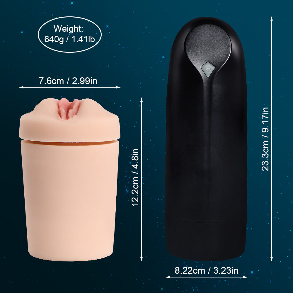 Xise - Vagina Masturbator with Suction and Vibrating Function