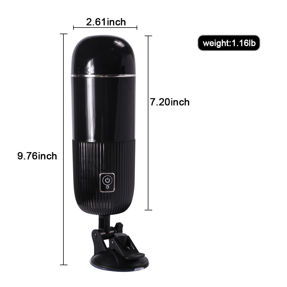 Xise - Neutral Masturbator with Suction Cup, Rotating and Vibrating Function with Sexy Voice