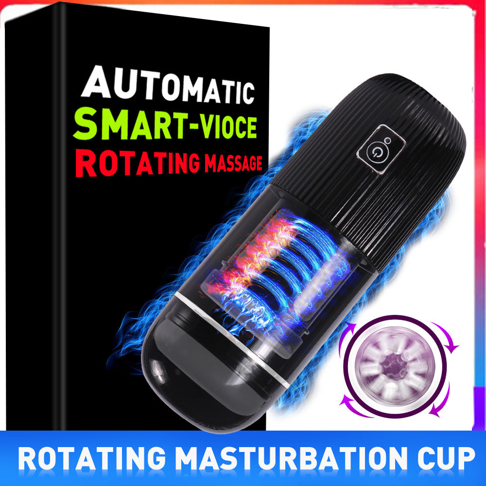 Xise - Neutral Masturbator with Suction Cup, Rotating and Vibrating Function with Sexy Voice