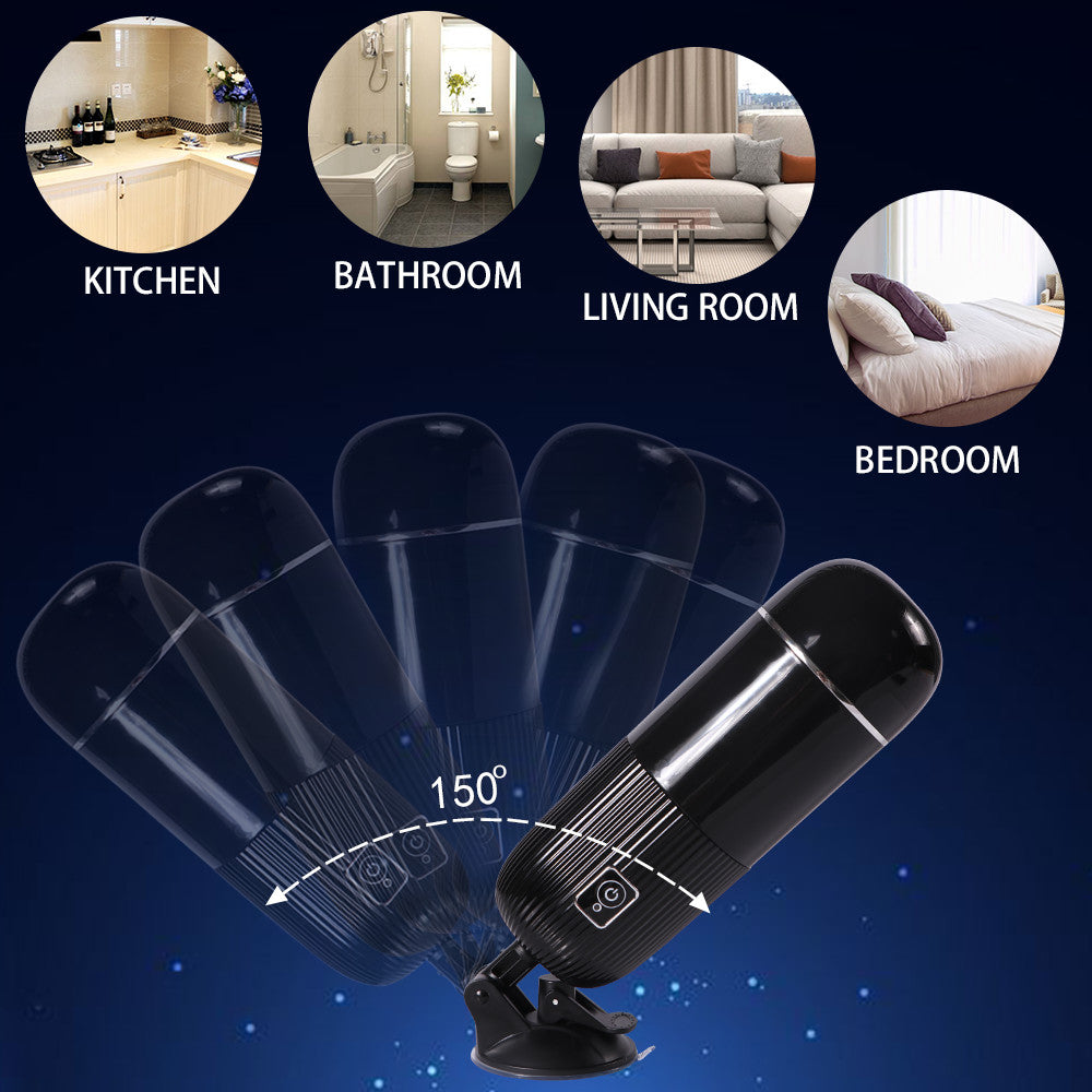 Xise - Neutral Masturbator with Suction Cup, Rotating and Vibrating Function with Sexy Voice