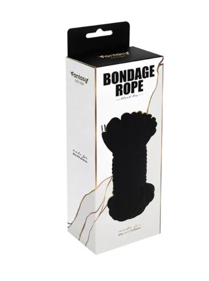 Fantasy Fetish - Rope Bondage 10 meters - Black
