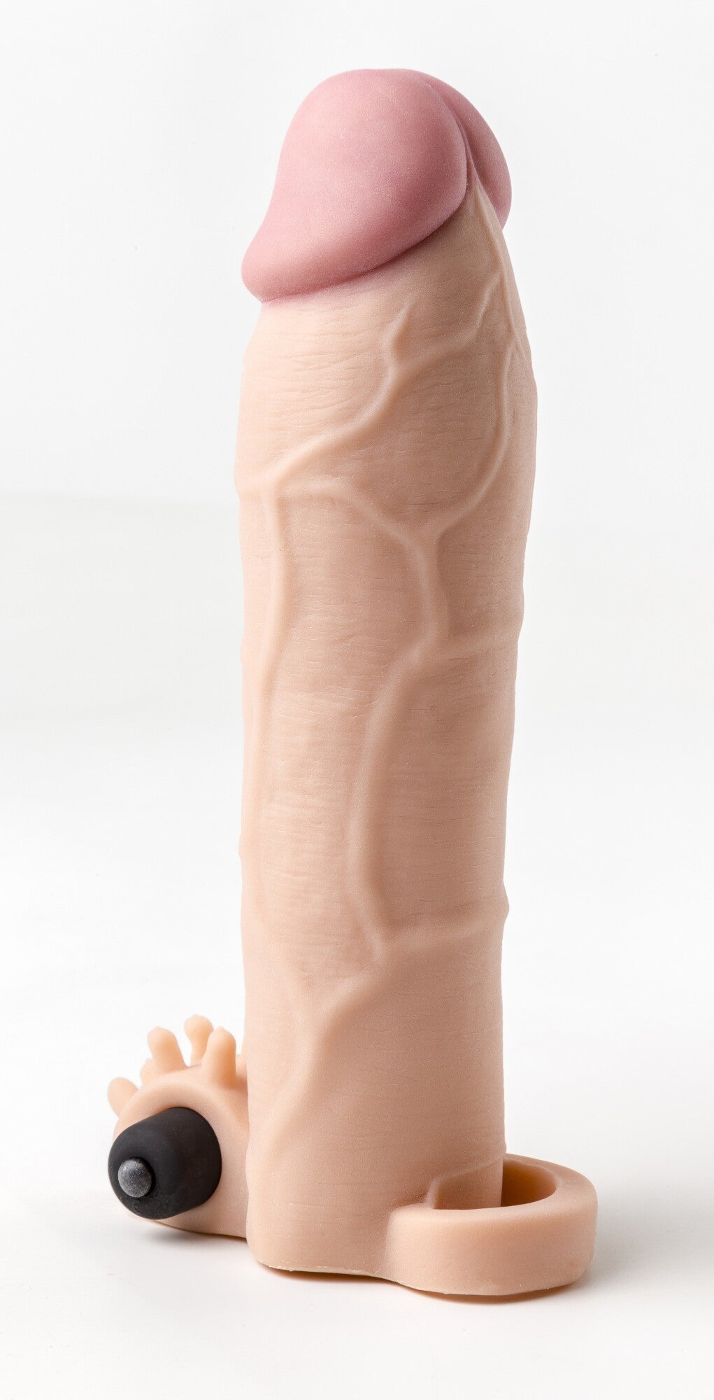 REALISTIC PENIS SLEEVE S6 FLESH 21 CM WITH VIBRATION