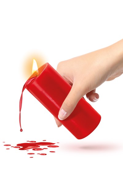 Fetish Temptation - Low Temperature Candle - Red